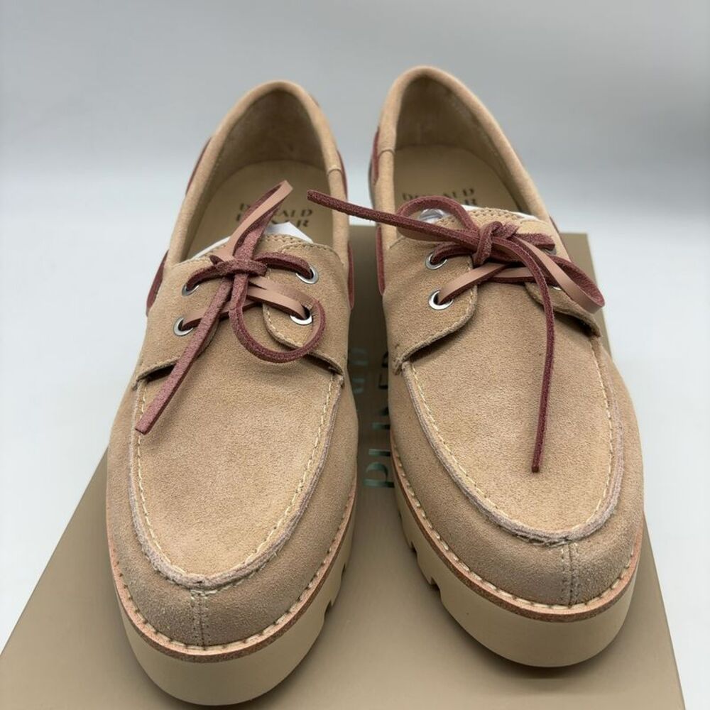 Donald Pliner Suede Lug Bottom Boat Shoe